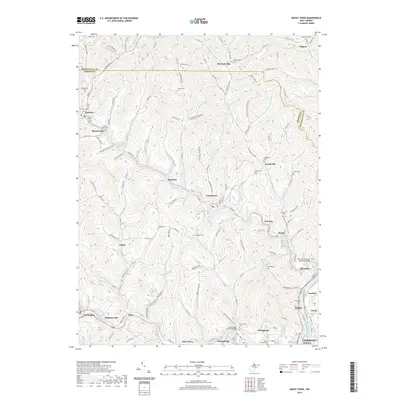 2019 Map of Grant Town, 2019 Print