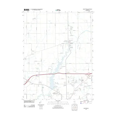 2012 Map of Grantfork, 2012 Print