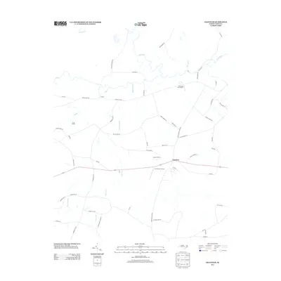 2013 Map of Grantham, 2013 Print