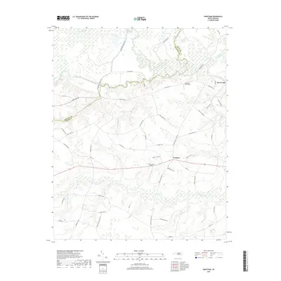 2019 Map of Grantham, 2019 Print
