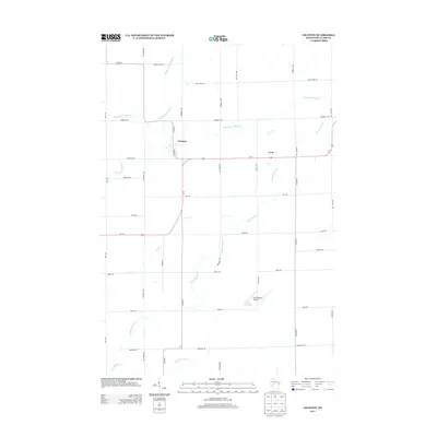 2013 Map of Granton, 2013 Print