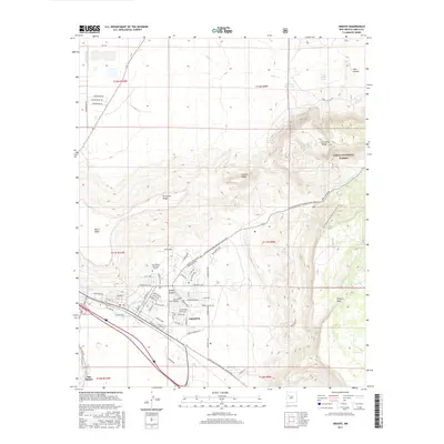 2017 Map of Grants, 2017 Print