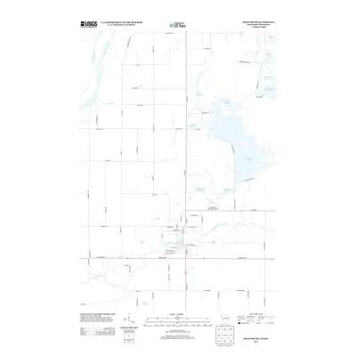 2013 Map of Grantsburg, 2013 Print