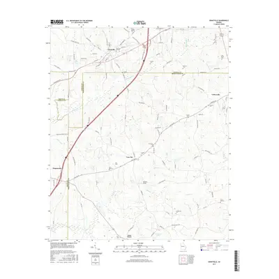 2017 Map of Grantville, 2017 Print