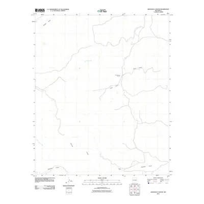 2010 Map of Granville Canyon, 2010 Print
