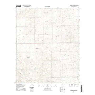 2013 Map of Granville Canyon, 2013 Print
