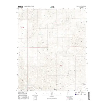 2017 Map of Granville Canyon, 2017 Print