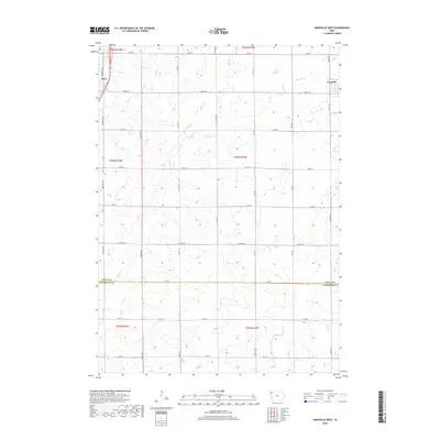 2018 Map of Granville West, 2018 Print
