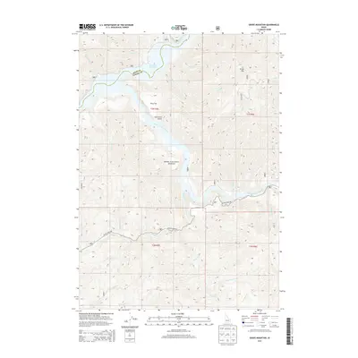 2013 Map of Grape Mountain, 2013 Print