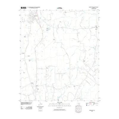 2010 Map of Grapeland, 2010 Print
