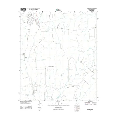 2013 Map of Grapeland, 2013 Print