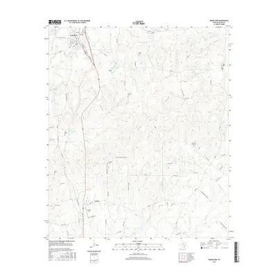 2016 Map of Grapeland, 2016 Print