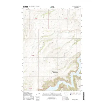 2017 Map of Grapevine Dome, 2017 Print