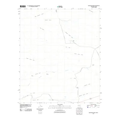 2010 Map of Grapevine Draw, 2010 Print