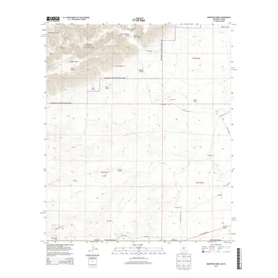 2013 Map of Grapevine Draw, 2013 Print