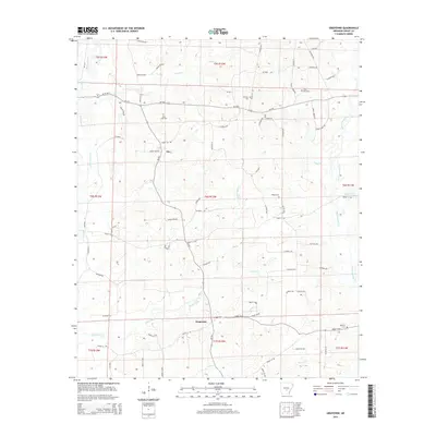 2014 Map of Grapevine, 2014 Print