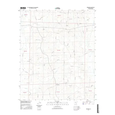 2017 Map of Grapevine, 2017 Print