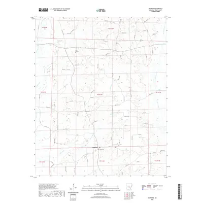 2020 Map of Grapevine, 2020 Print