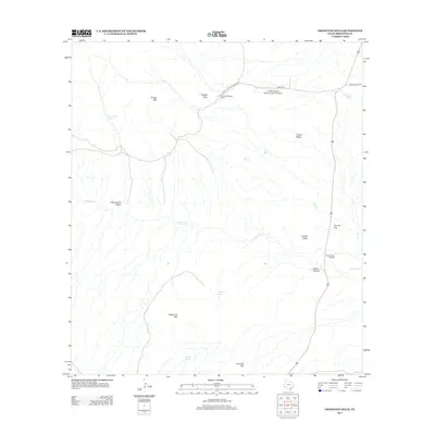 2013 Map of Grapevine Hills, 2013 Print