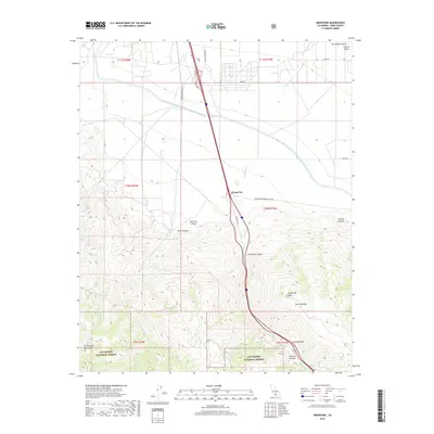 2018 Map of Grapevine, 2018 Print