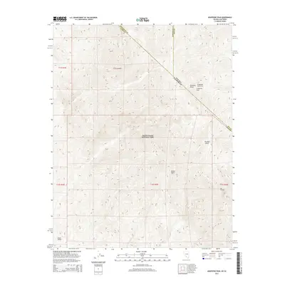 2014 Map of Grapevine Peak, 2014 Print