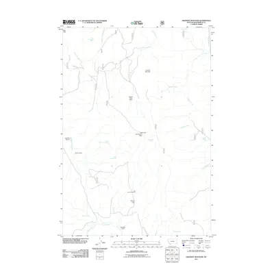 2011 Map of Graphite Mountain, 2011 Print
