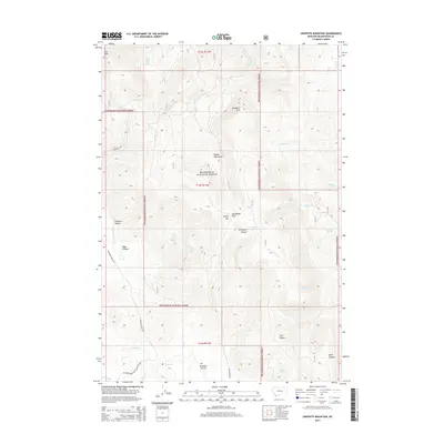 2014 Map of Graphite Mountain, 2014 Print