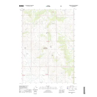2020 Map of Graphite Mountain, 2020 Print