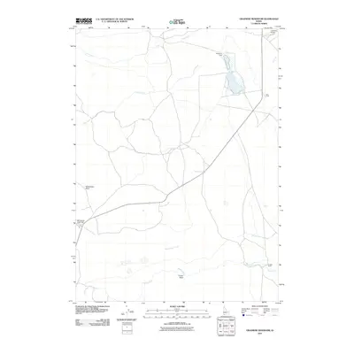 2010 Map of Grasmere Reservoir, 2010 Print