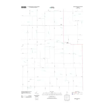 2013 Map of Grass Creek, 2013 Print