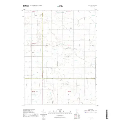 2019 Map of Grass Creek, 2019 Print