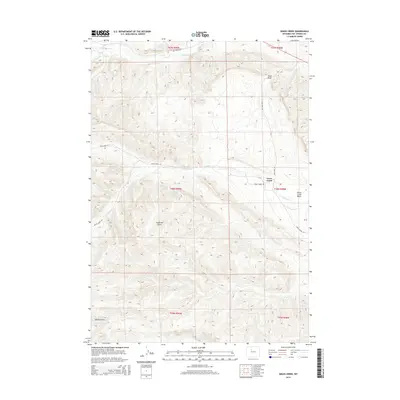 2015 Map of Grass Creek, 2015 Print