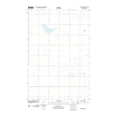 2011 Map of Grass Lake, 2011 Print