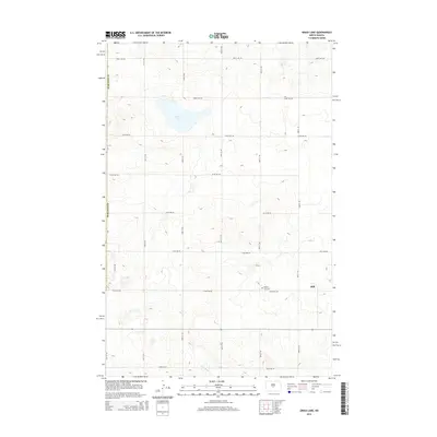 2014 Map of Grass Lake, 2014 Print