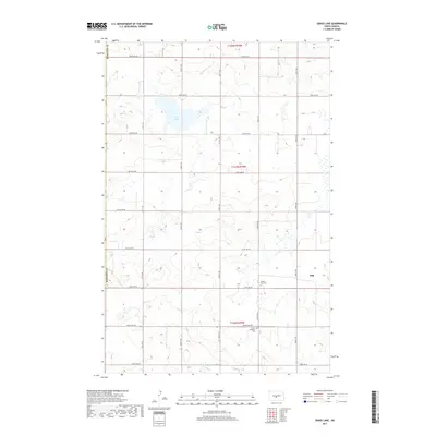 2017 Map of Grass Lake, 2017 Print