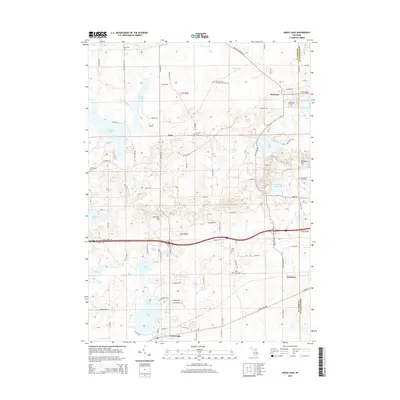 2014 Map of Grass Lake, 2014 Print