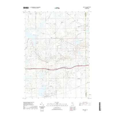 2019 Map of Grass Lake, 2019 Print