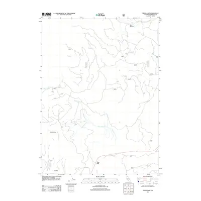 2012 Map of Grass Lake, 2012 Print