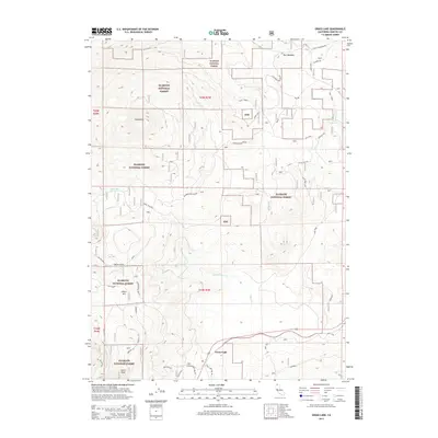 2015 Map of Grass Lake, 2015 Print
