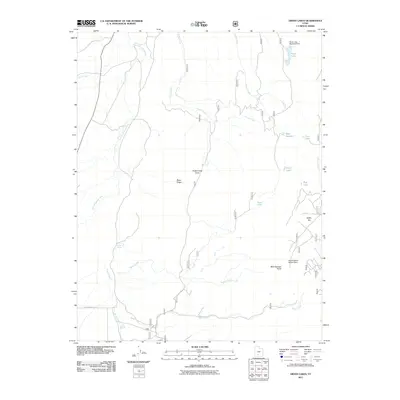 2011 Map of Grass Lakes, 2011 Print