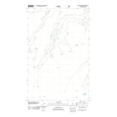 2011 Map of Grass Mountain, 2011 Print
