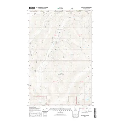 2013 Map of Grass Mountain, 2013 Print