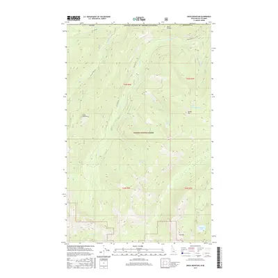 2017 Map of Grass Mountain, 2017 Print