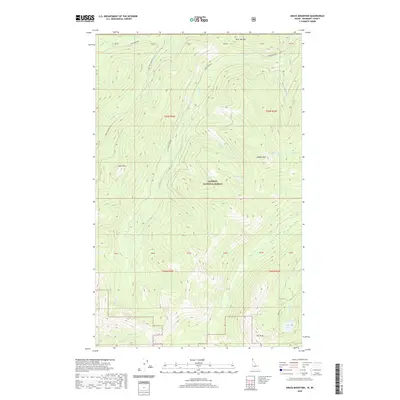 2020 Map of Grass Mountain, 2020 Print