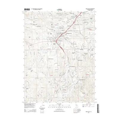 2015 Map of Grass Valley, 2015 Print