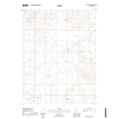 2018 Map of Grass Valley Ranch, 2018 Print