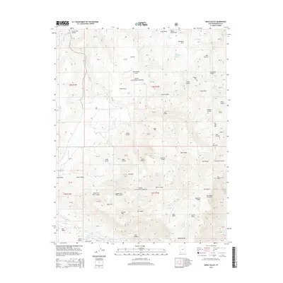 2014 Map of Grass Valley, 2014 Print