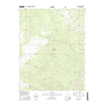 2017 Map of Grass Valley, 2017 Print