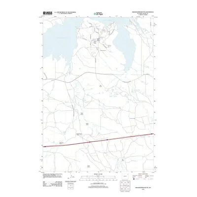 2012 Map of Grasshopper Butte, 2012 Print