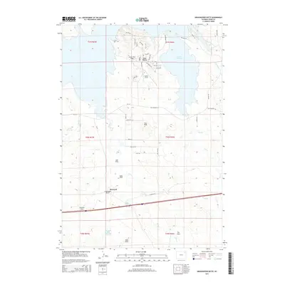 2015 Map of Grasshopper Butte, 2015 Print